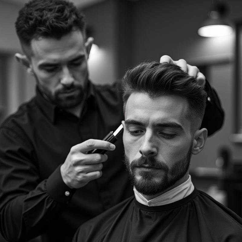 Corte profissional masculino
